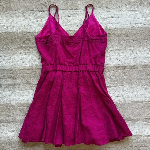 NWT💕Ramy Brook Kallie Wild Rose Springtime Burnout Mini Dress in Rose Burnout - Picture 5 of 16